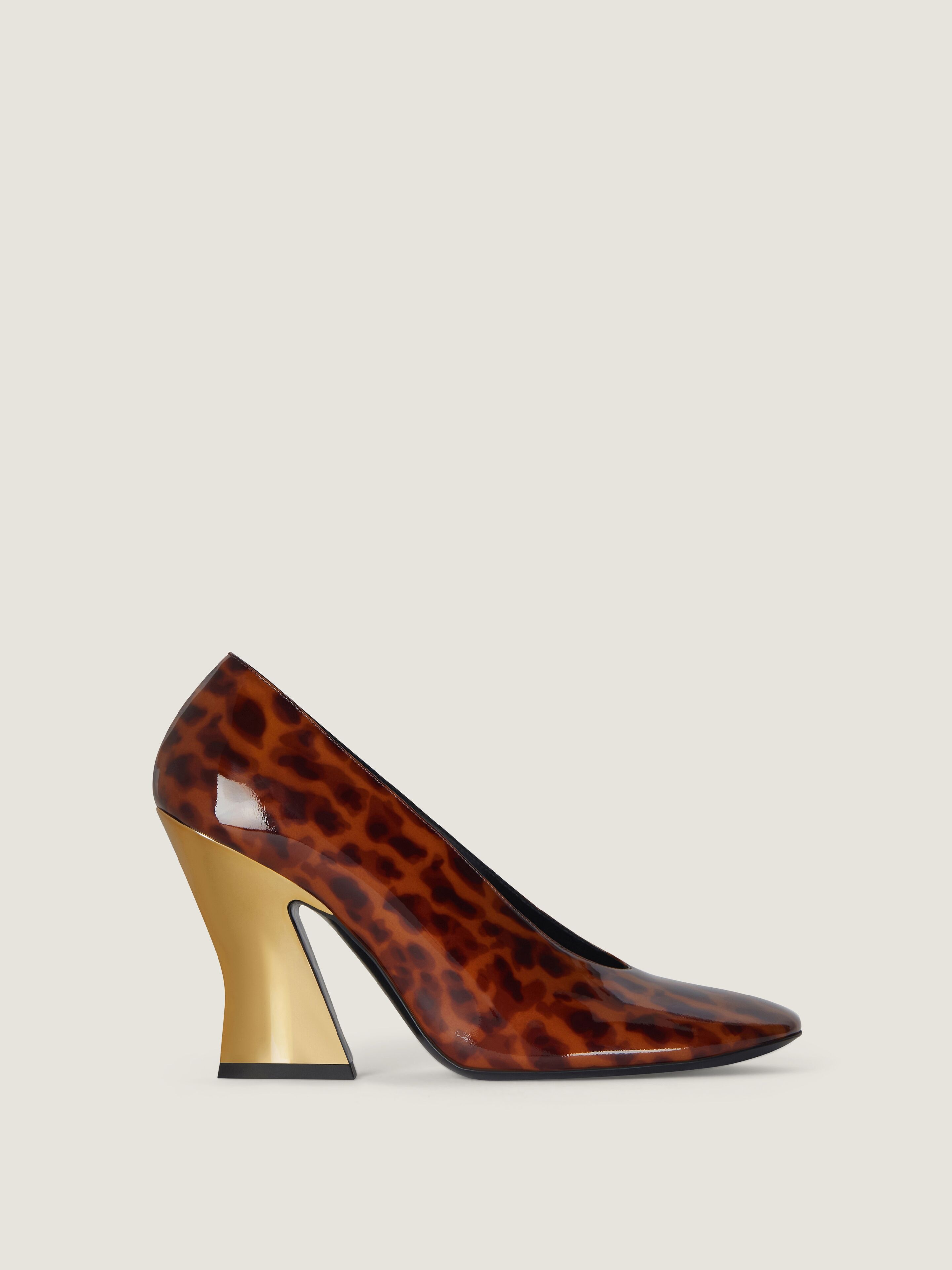 Escarpins Sculpted en cuir écailles de tortue